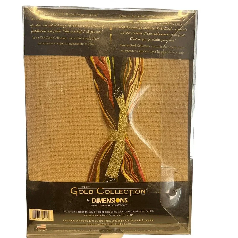 NEW Dimensions GOLD COLLECTION‎ Leopard's Gaze Cross Stitch Kit #35209